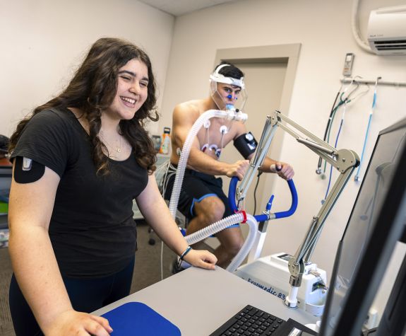 Health and Exercise Sciences major Moghadass